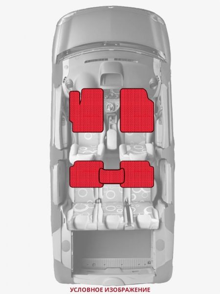 ЭВА коврики «Queen Lux» стандарт для Honda N-One