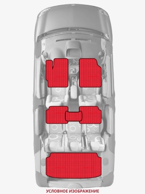 ЭВА коврики «Queen Lux» комплект для Hyundai Veloster (2G)