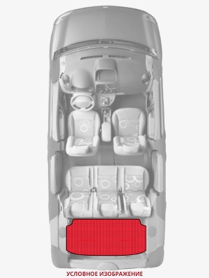 ЭВА коврики «Queen Lux» багажник для Hyundai Veloster (2G)